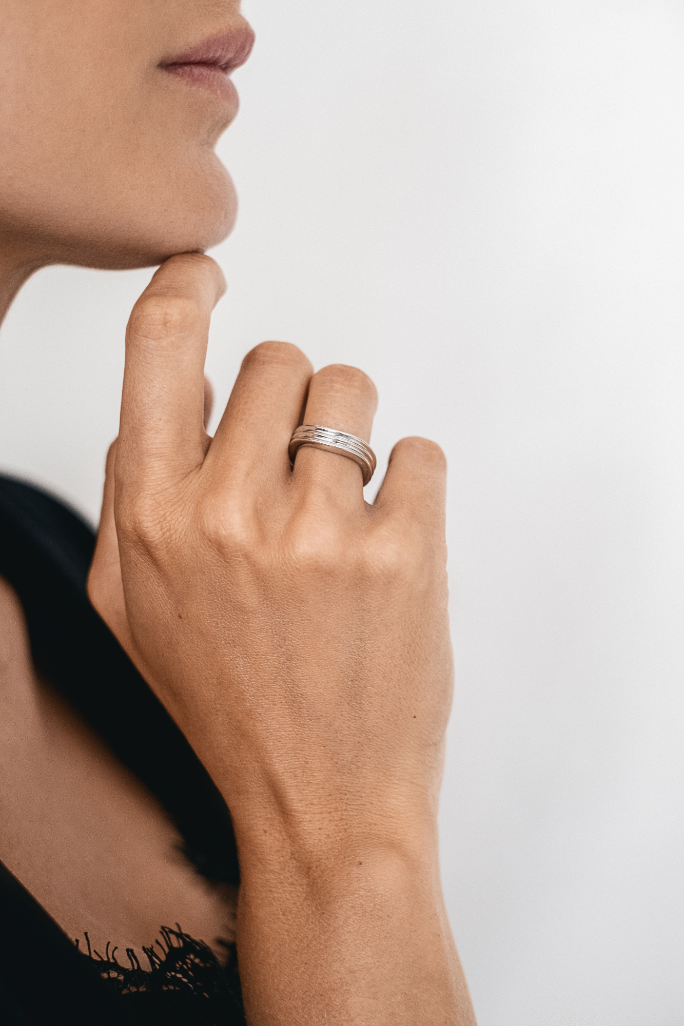 Zobel Silver Ring – by CHORÉL