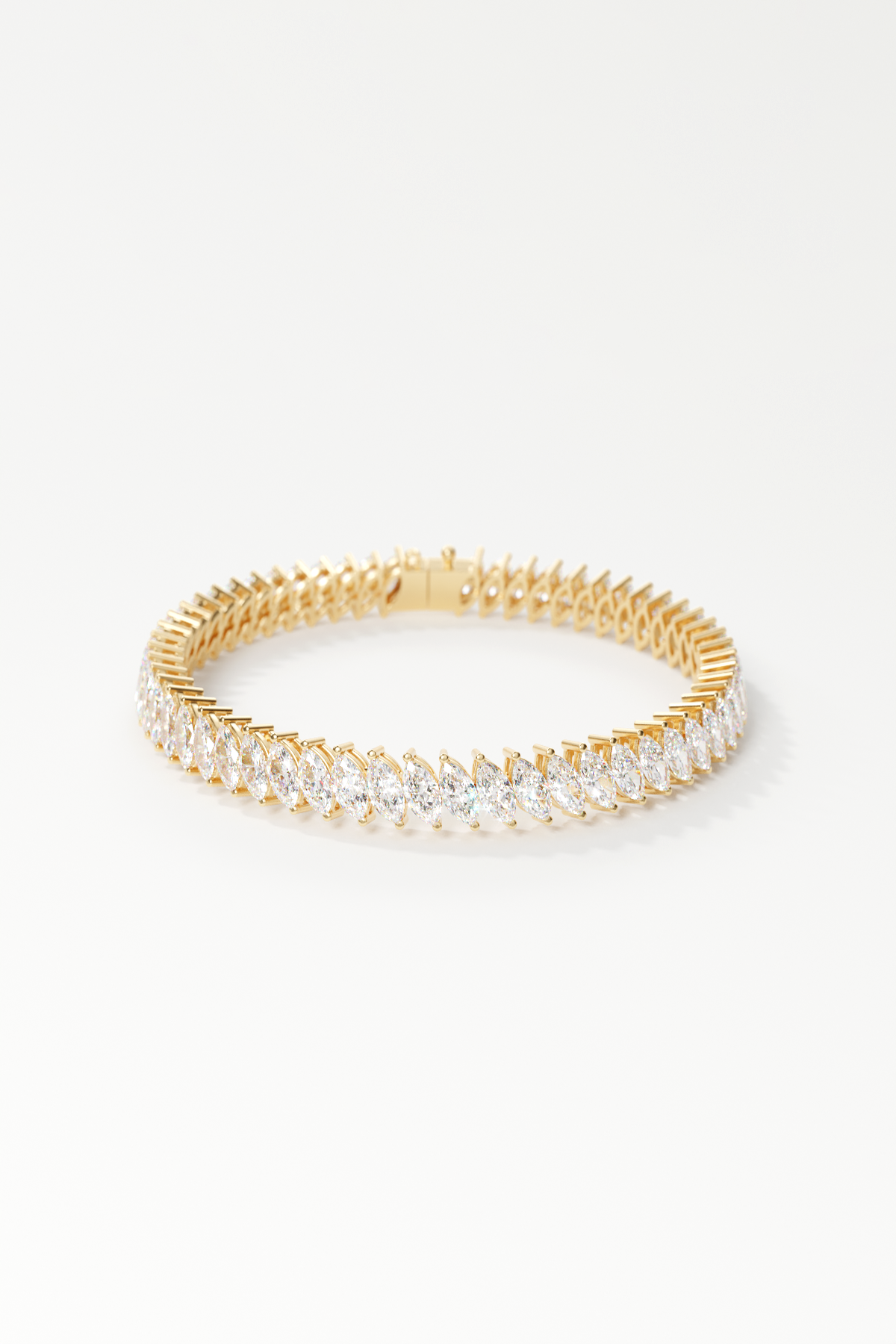Marigold Marquise Tennis Bracelet