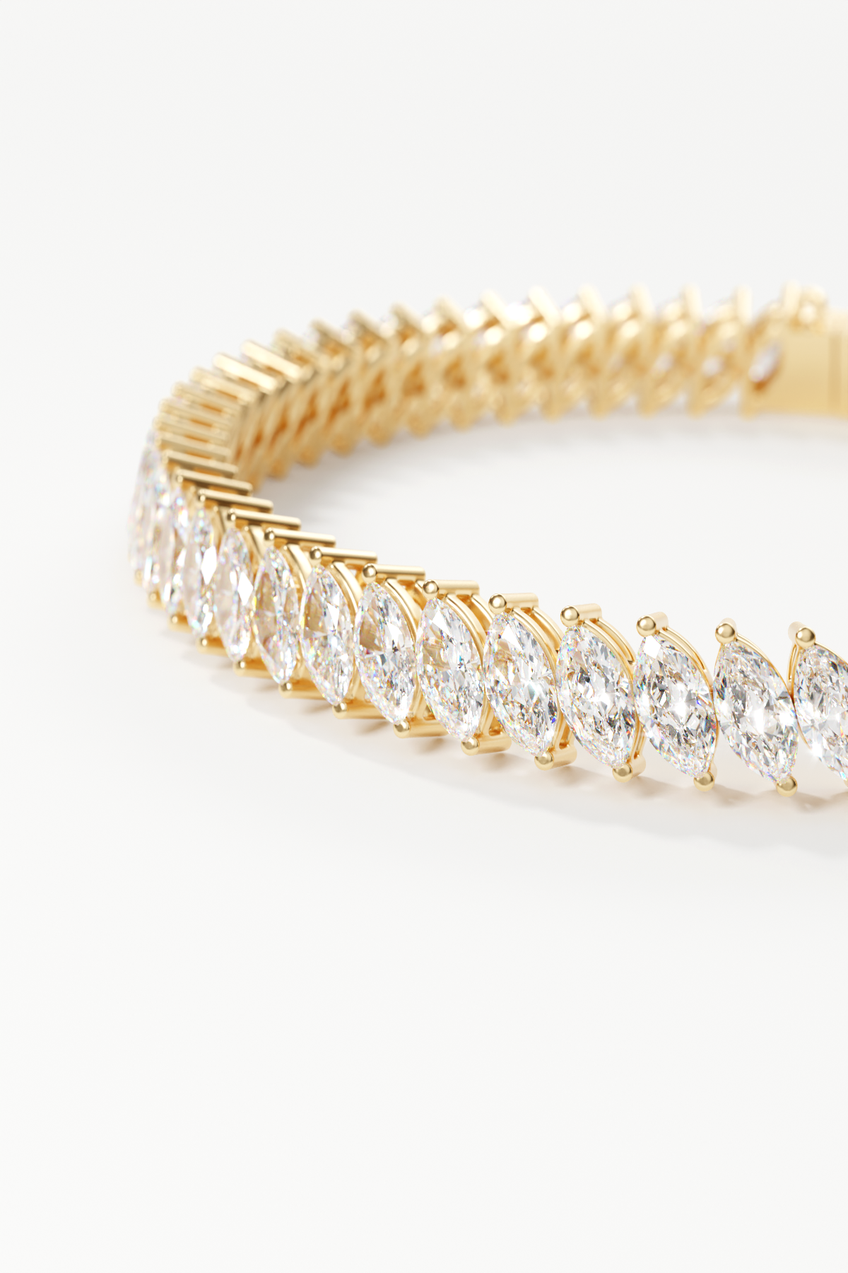Marigold Marquise Tennis Bracelet