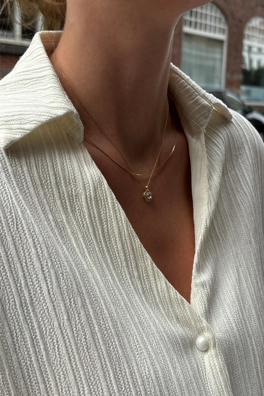 Halo Diamond Necklace - By CHORÉL