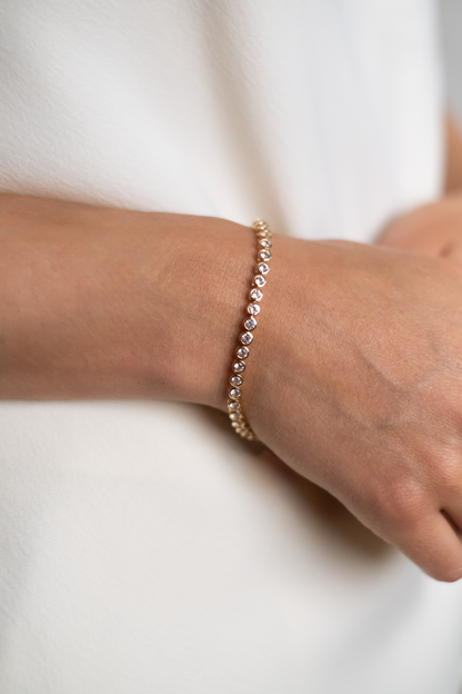 Nüe Gold Tennis Bracelet