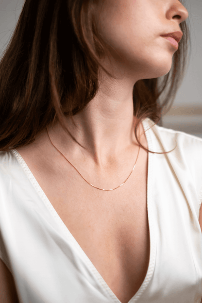 Box Chain Necklace – by CHORÉL