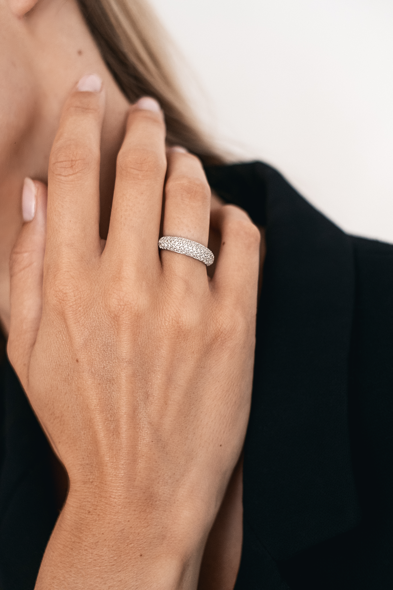 Claire Sapphire Silver Ring