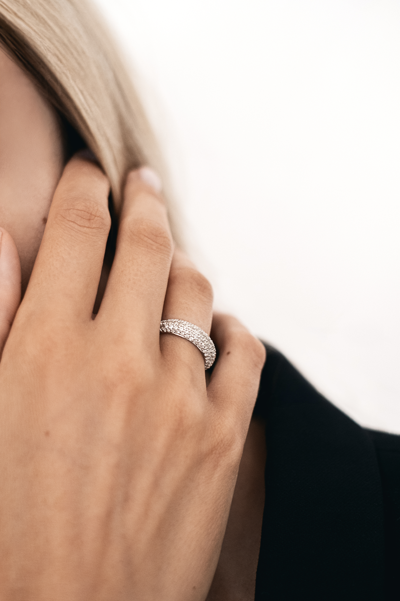 Claire Sapphire Silver Ring