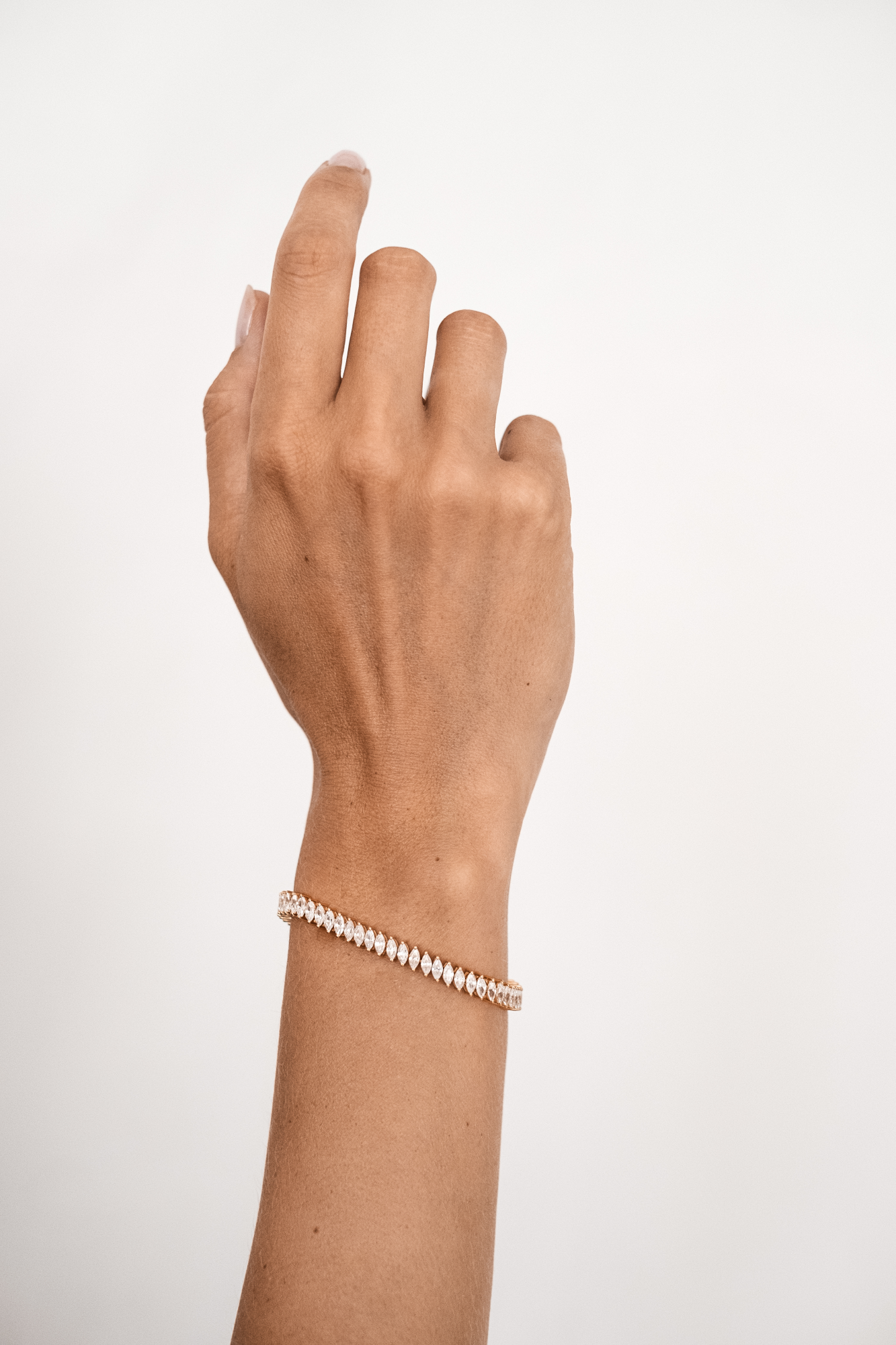 Marigold Marquise Tennis Bracelet