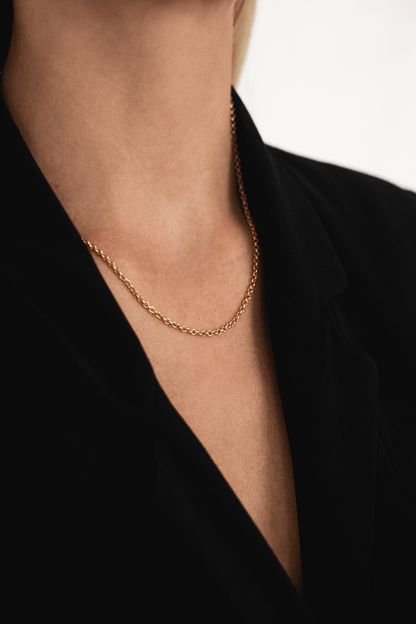 Rolo Link Chain Necklace – by CHORÉL