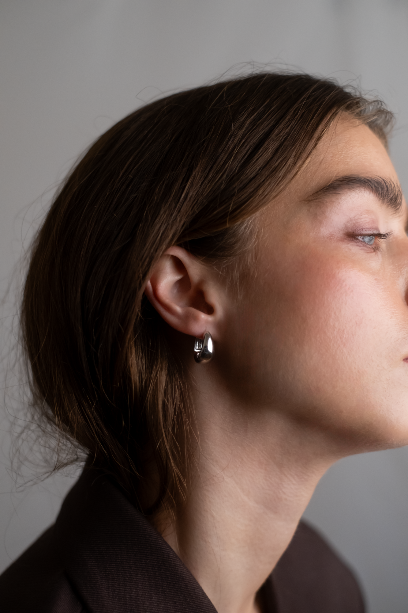 Noelle Bold Silver Earrings
