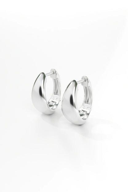 Noelle Bold Silver Earrings – by CHORÉL