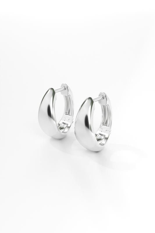 Noelle Bold Silver Earrings