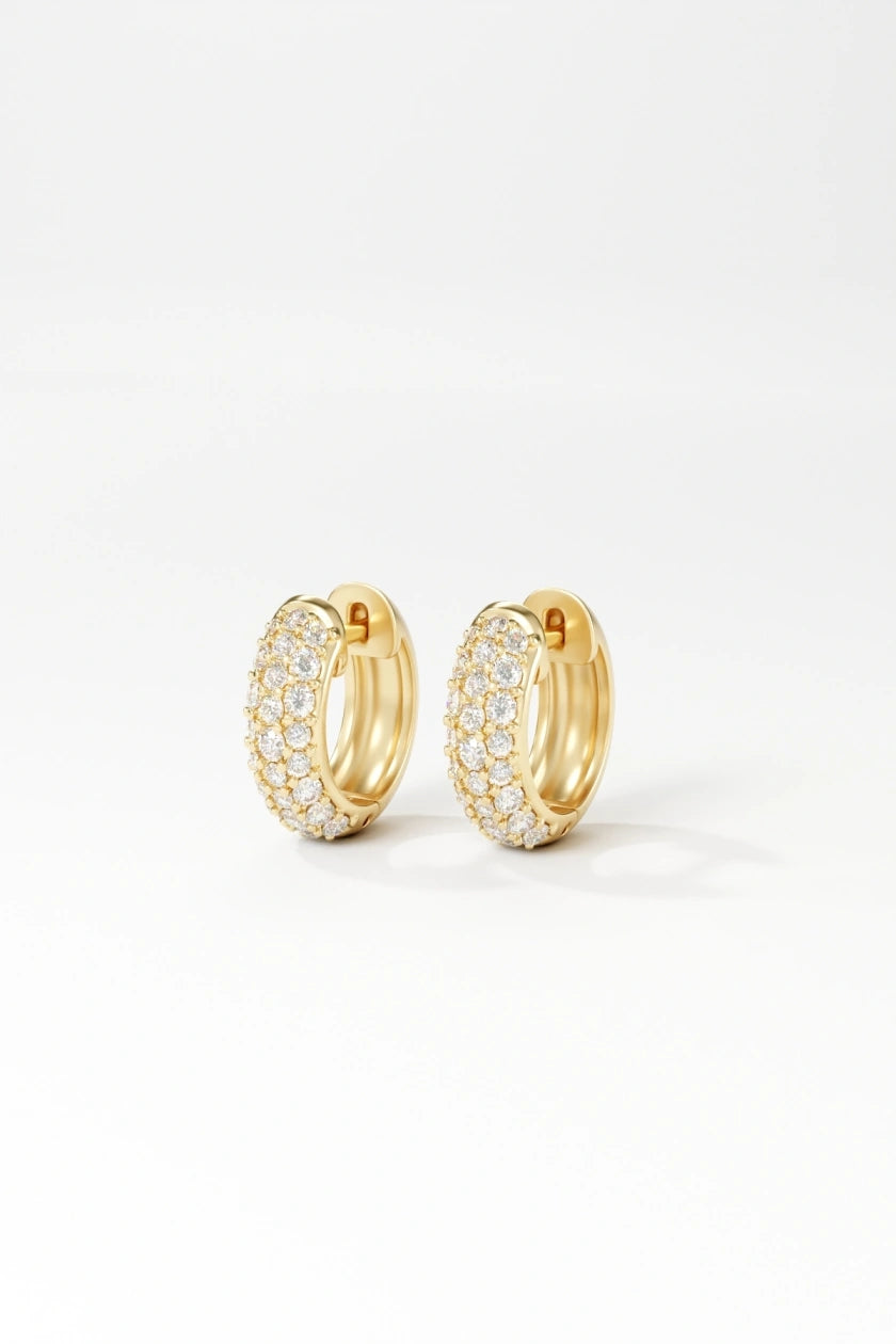 Cornelia Petite Gold Earrings – by CHORÉL