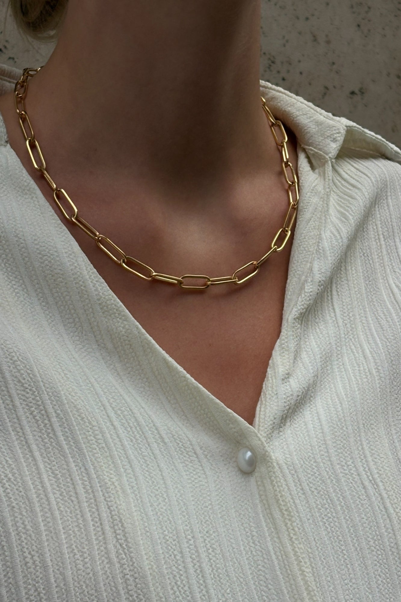 Bold Paperclip Chain – by CHORÉL