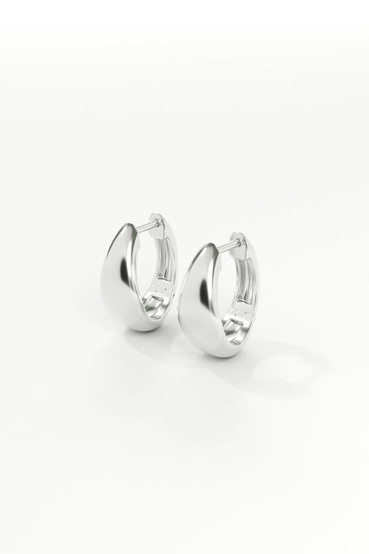 Noelle Petite Silver Earrings – by CHORÉL