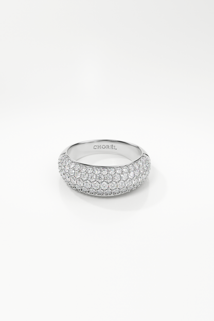 Claire Sapphire Silver Ring